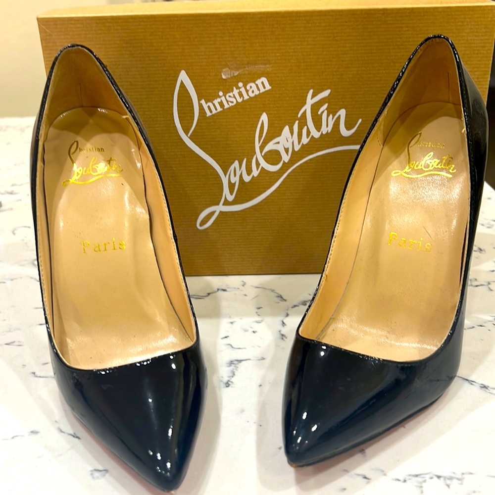 Louboutin Kates. Worn once .